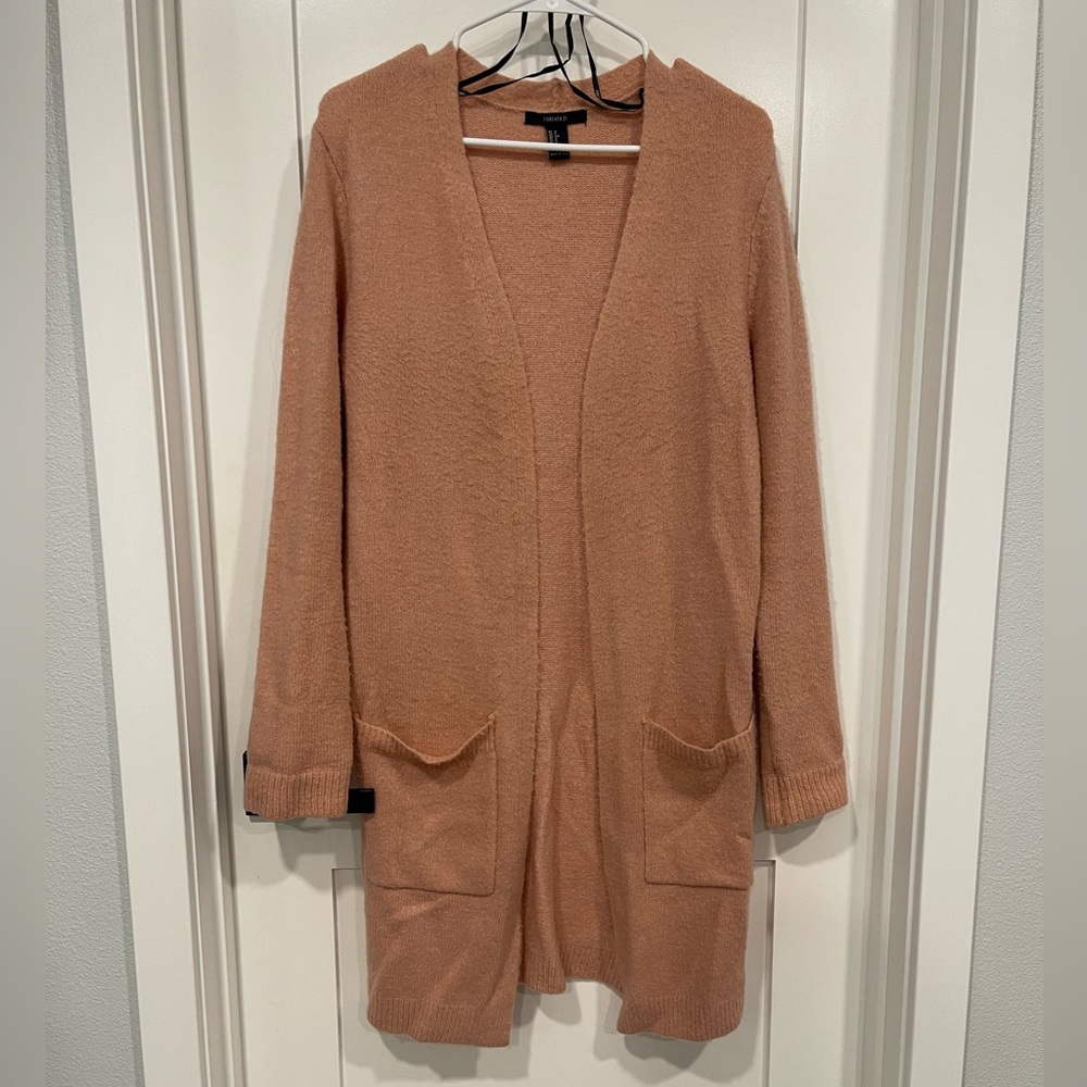 Pink cardigan